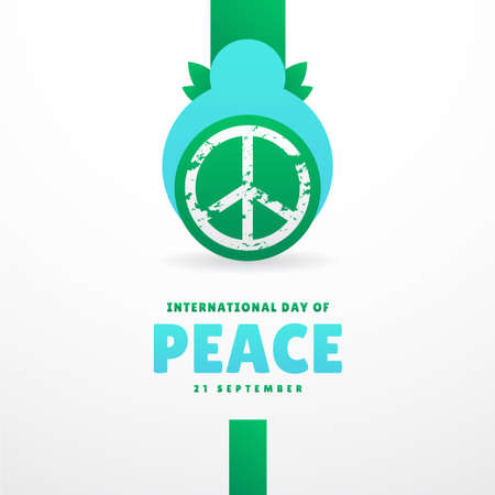 International Day Of Peace Design Illustrationのイラスト素材