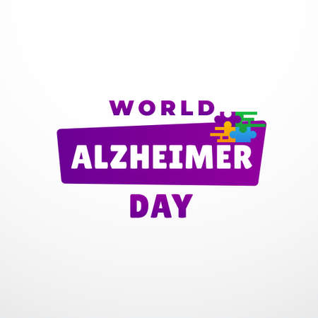 World Alzheimer Day Design Illustrationのイラスト素材