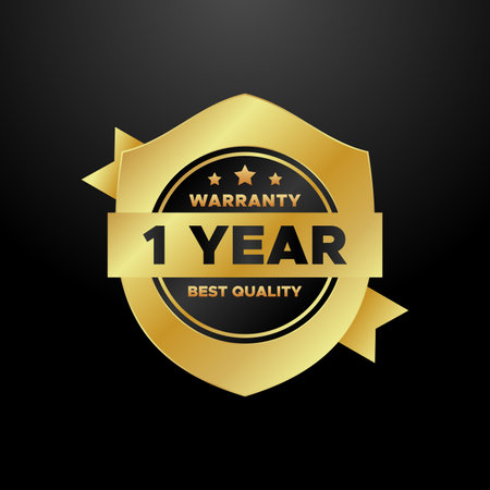 Warranty Badge Design Premiumのイラスト素材