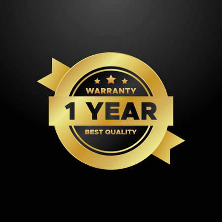 Warranty Badge Design Premiumのイラスト素材