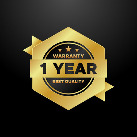 Warranty Badge Design Premiumのイラスト素材