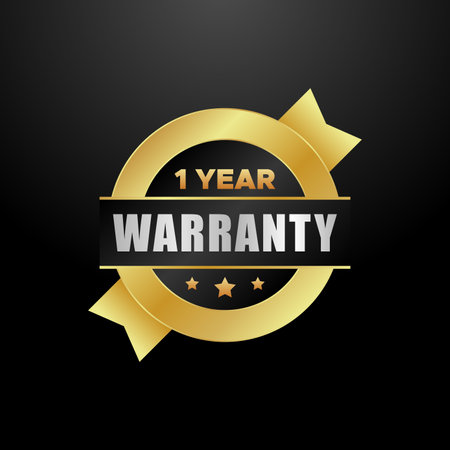 Warranty Badge Design Premiumのイラスト素材