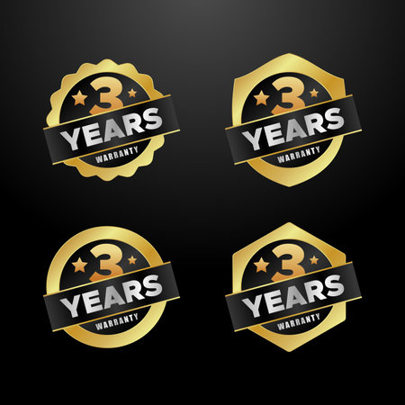 Warranty Badge Design Premiumのイラスト素材