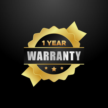 Warranty Badge Design Premiumのイラスト素材