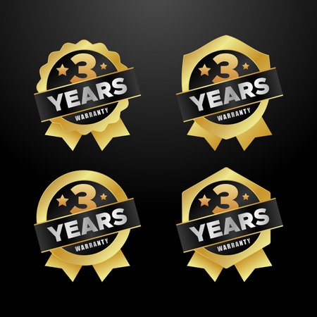 Warranty Badge Design Premiumのイラスト素材