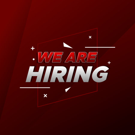 We are hiring for join the team designのイラスト素材