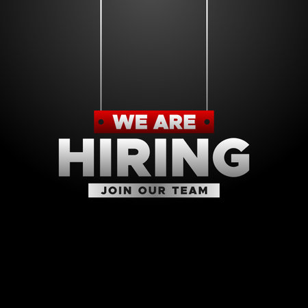 We are hiring for join the team designのイラスト素材