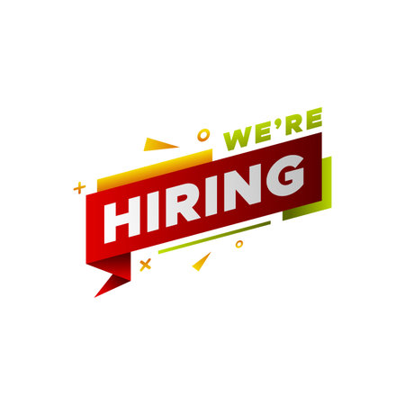 We are hiring for join the team designのイラスト素材