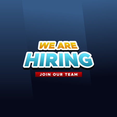 We are hiring for join the team designのイラスト素材