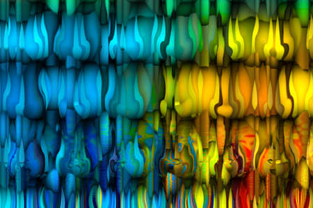 Brilliant colors - Rainbow colors on a glossy surface. Abstract designの写真素材