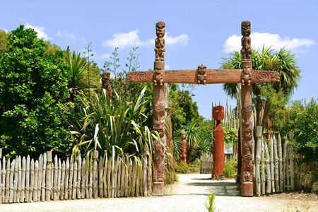 Te Parapara Maori Garden. New Zealand