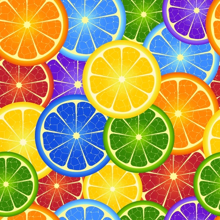 Illustration of  seamless  rainbow orange  backgroundのイラスト素材