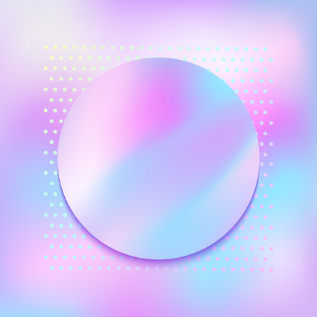 Vector illustration of colorful abstract holographic backgroundのイラスト素材