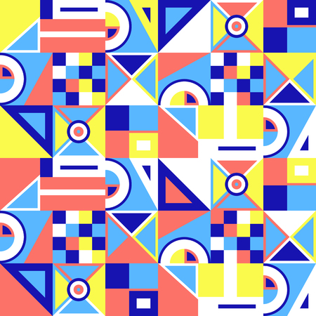 Abstract seamless geometric pattern.のイラスト素材