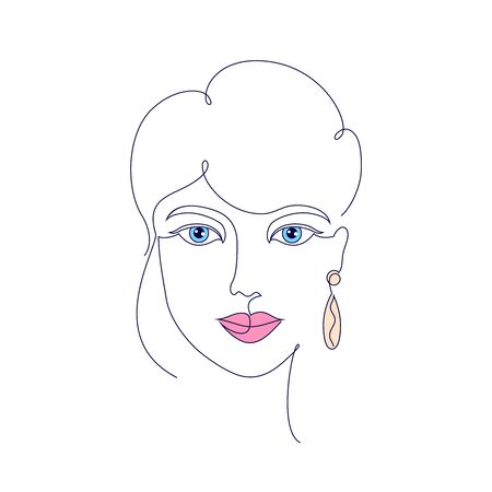 Face of womanのイラスト素材