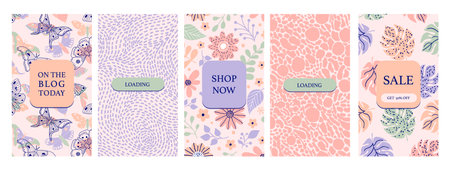 set of flyers