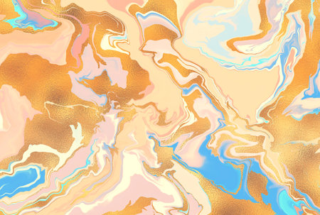 Marble background with golden effect