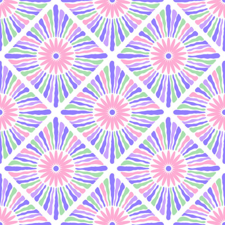 Seamless pattern with flowersのイラスト素材