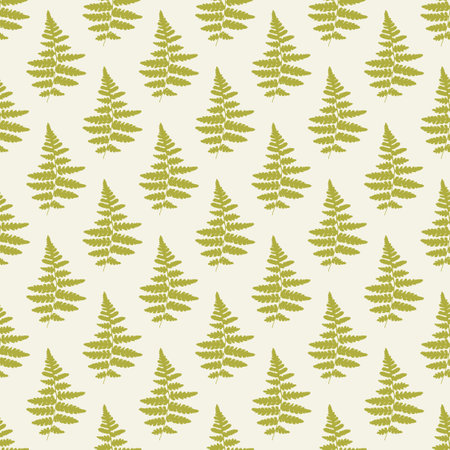 Vector fern botanical seamless pattern. Natural design for fabrics, wallpaper or wrapping paper.