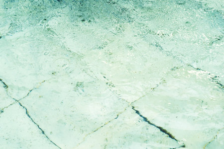 The texture of the water in the fountain