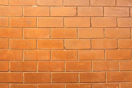 Orange brick wallの写真素材