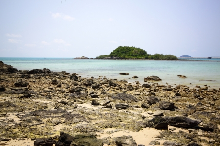 Nang Rum Beach in Chonburi, Thailand の写真素材