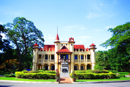 Sanam chan Palace, Nakhon Pathom Province,Thailandのeditorial素材