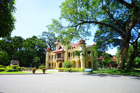 Sanam chan Palace, Nakhon Pathom Province,Thailandのeditorial素材
