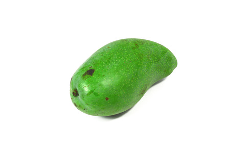 Green mangoes with white の写真素材