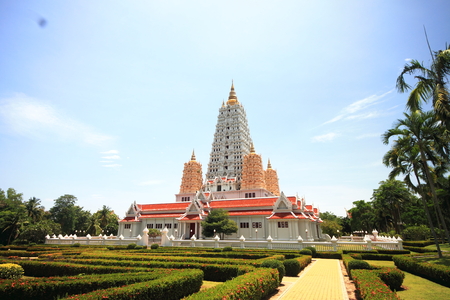 Pagoda of temple in Thailandの写真素材
