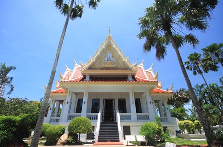 Yansangwararam temple in thailandの写真素材