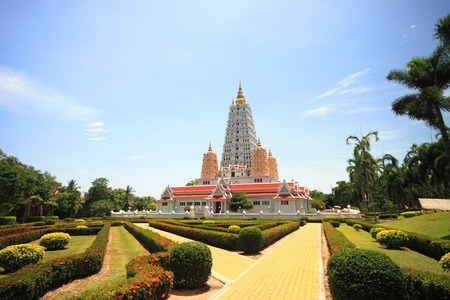 Pagoda of temple in Thailandの写真素材
