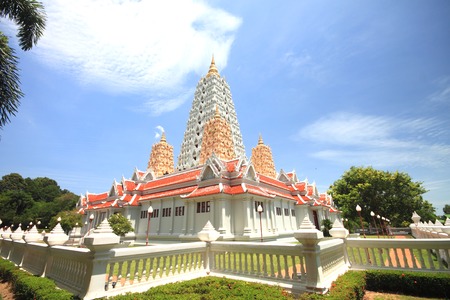 Pagoda of temple in Thailandの写真素材