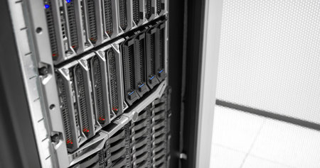 Blade servers in large enterprise datacenter