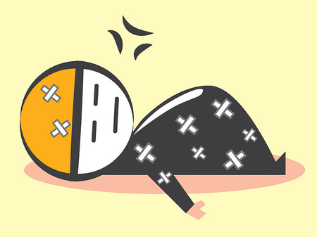 Business man accidentのイラスト素材