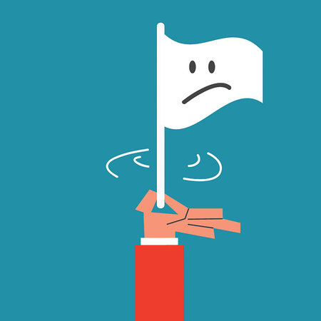 Businessman give upのイラスト素材