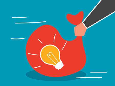 Stealing idea conceptのイラスト素材