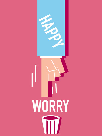 Word Happy VECTOR ILLUSTRATIONのイラスト素材