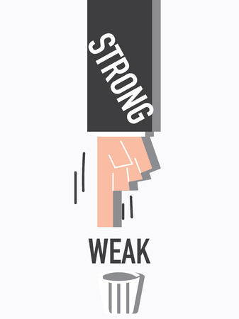 Word Strong VECTOR ILLUSTRATIONのイラスト素材