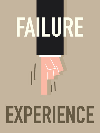 Word FAILURE vector illustrationのイラスト素材
