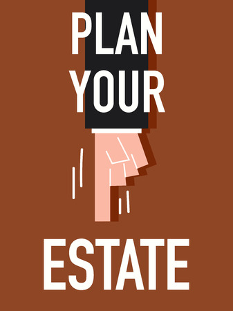 Word PLAN YOUR ESTATEのイラスト素材