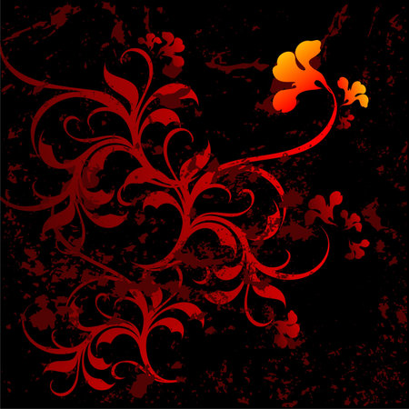 floral backgroundのイラスト素材