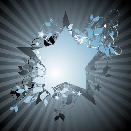 floral frameのイラスト素材