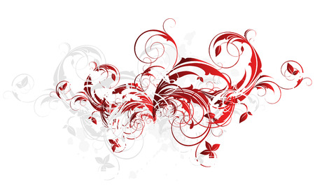 floral backgroundのイラスト素材