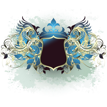 ornamental shieldのイラスト素材