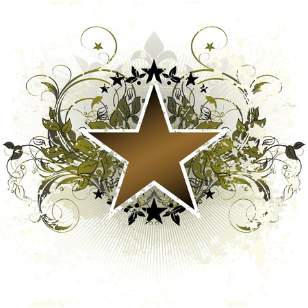 ornamental shieldのイラスト素材