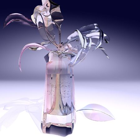 3d flowersの写真素材