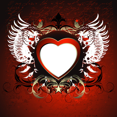 heart frameのイラスト素材