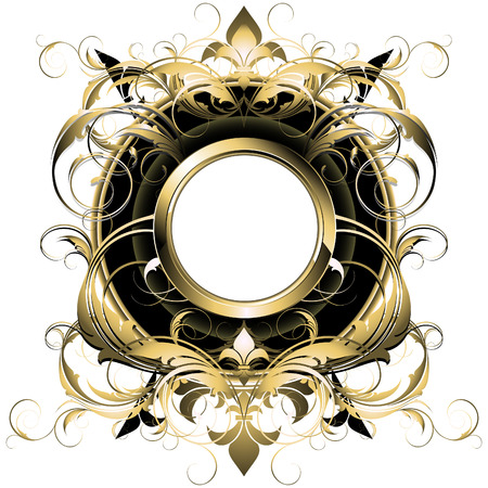 ornamental shieldのイラスト素材
