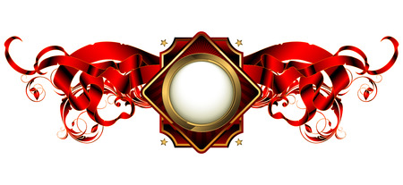 ornamental shieldのイラスト素材